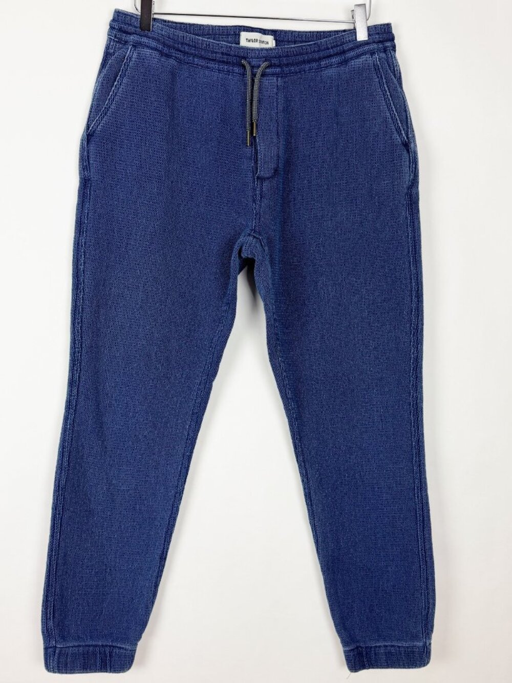 Taylor Stitch Après Pant in Washed Indigo Sashiko Men's Size L Casual Travel - Picture 2 of 13